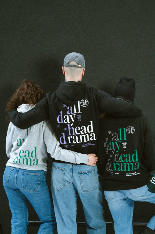 NOWOŚĆ! Bluza z kapturem "ADHD - All Day Head Drama"